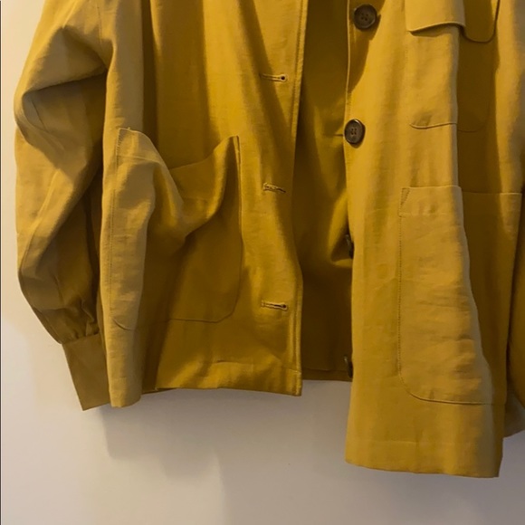 Native Youth mustard yellow light coat - Picture 3 of 3